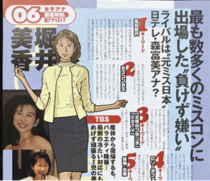 【画像まとめ】堀井美香の若い頃はミスコンあらし？ | 田舎から情報発信するこいちゃんブログ